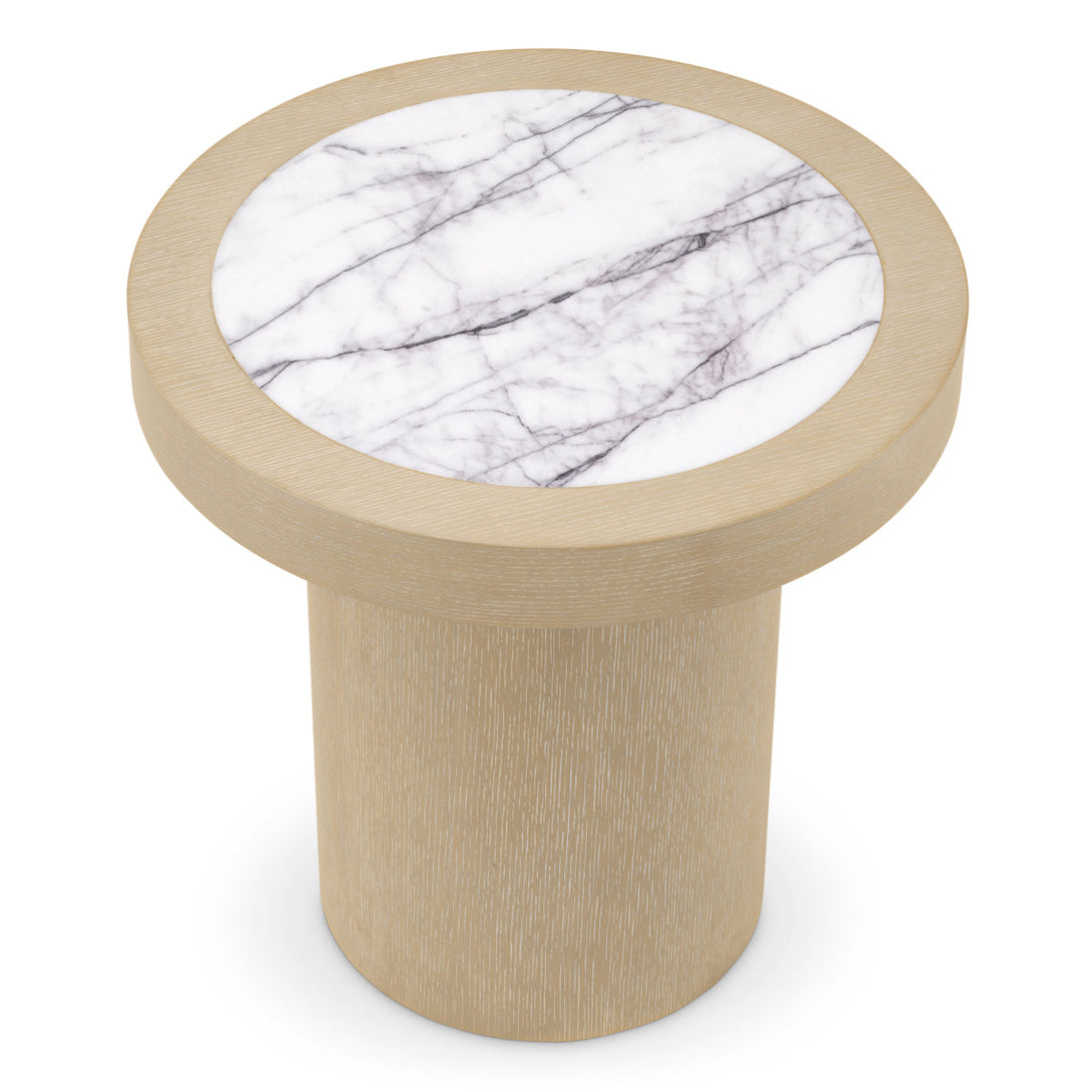 Side Table Presedio Washed Oak Veneer Furniture Eichholtz