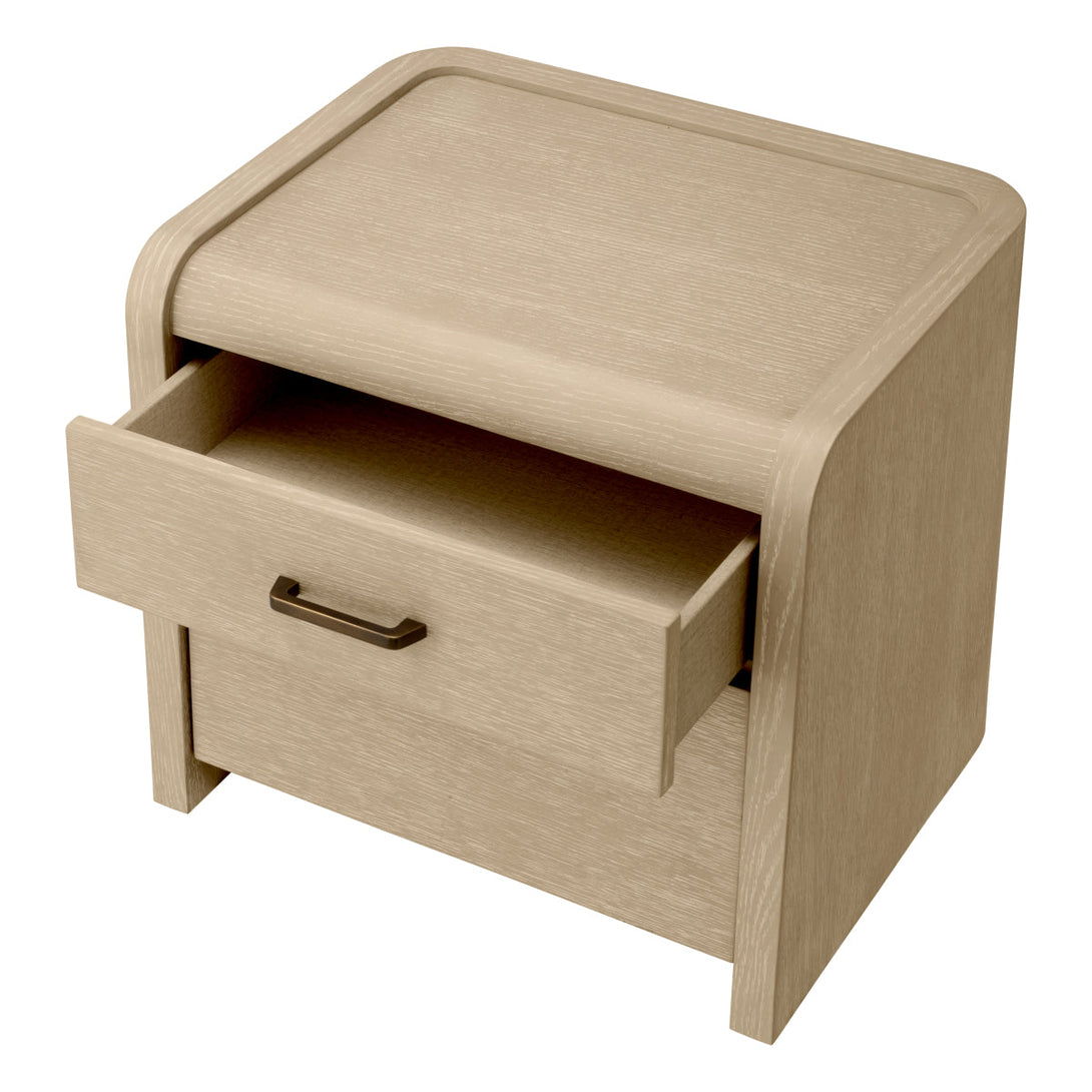 Nightstand Joane Washed Oak Veneer Furniture Eichholtz