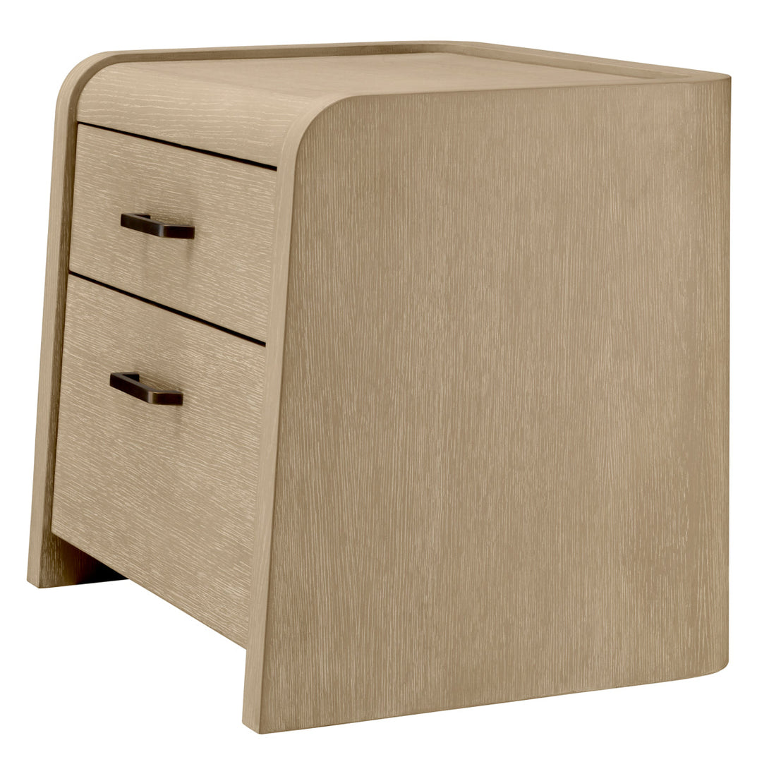 Nightstand Joane Washed Oak Veneer Furniture Eichholtz