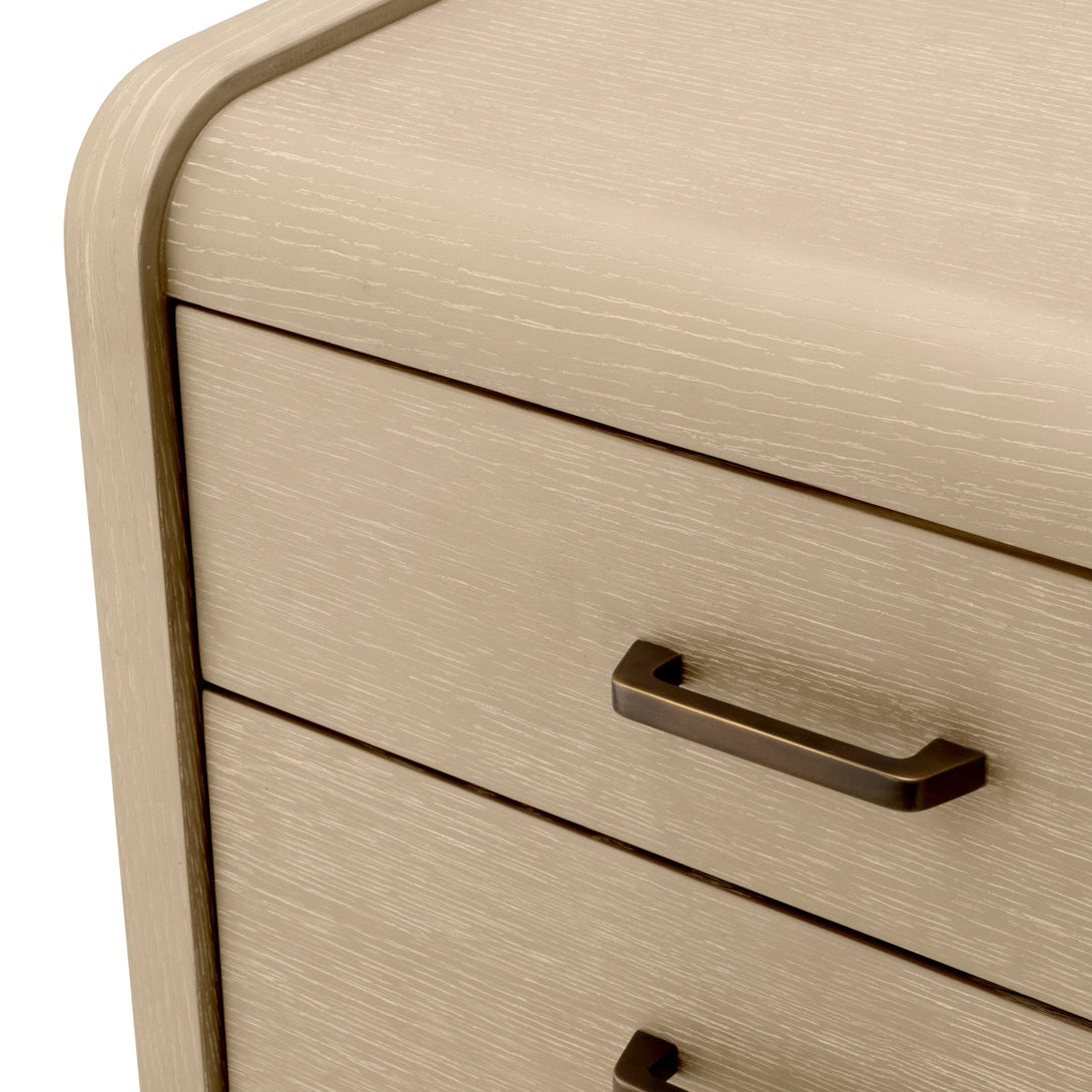 Nightstand Joane Washed Oak Veneer Furniture Eichholtz