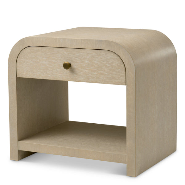 Nightstand Rhodes Washed Oak Veneer Furniture Eichholtz