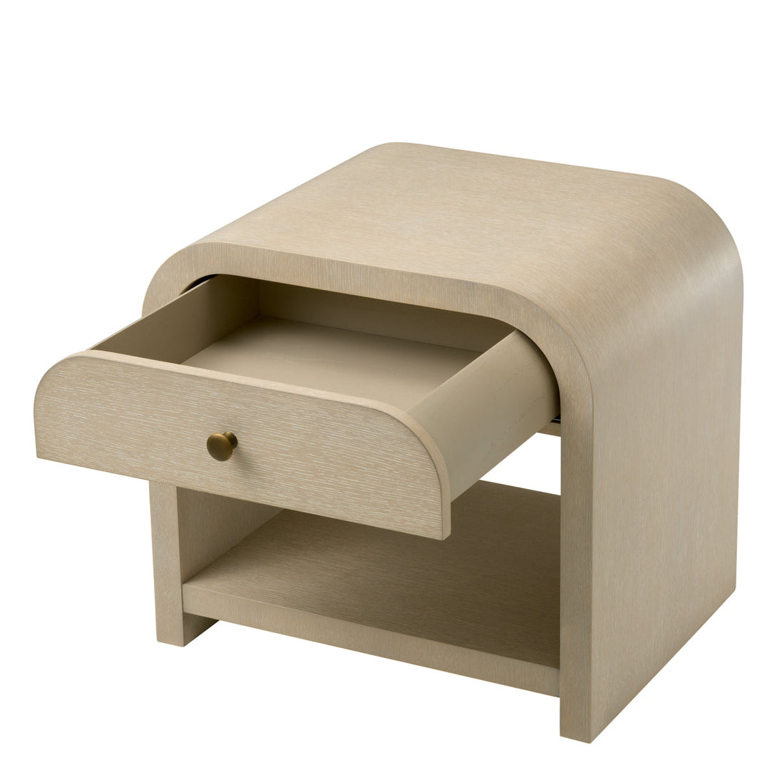 Nightstand Rhodes Washed Oak Veneer Furniture Eichholtz