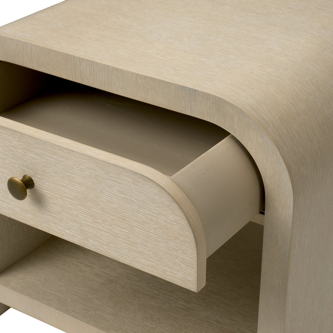 Nightstand Rhodes Washed Oak Veneer Furniture Eichholtz