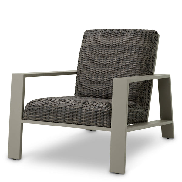 Outdoor Chair Belle Vue Grey Finish Outdoor Eichholtz