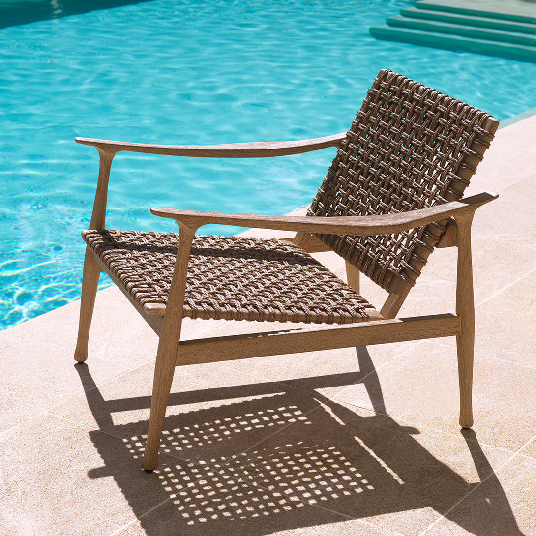 Outdoor Chair Manzo Aged Teak Outdoor Eichholtz