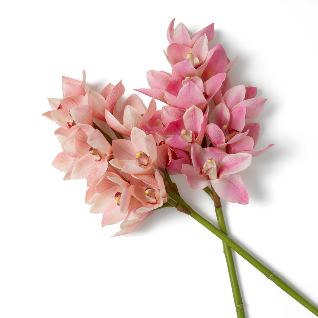 Bouquet of Cymbidium Orchids real touch 36 pcs Accessories Eichholtz