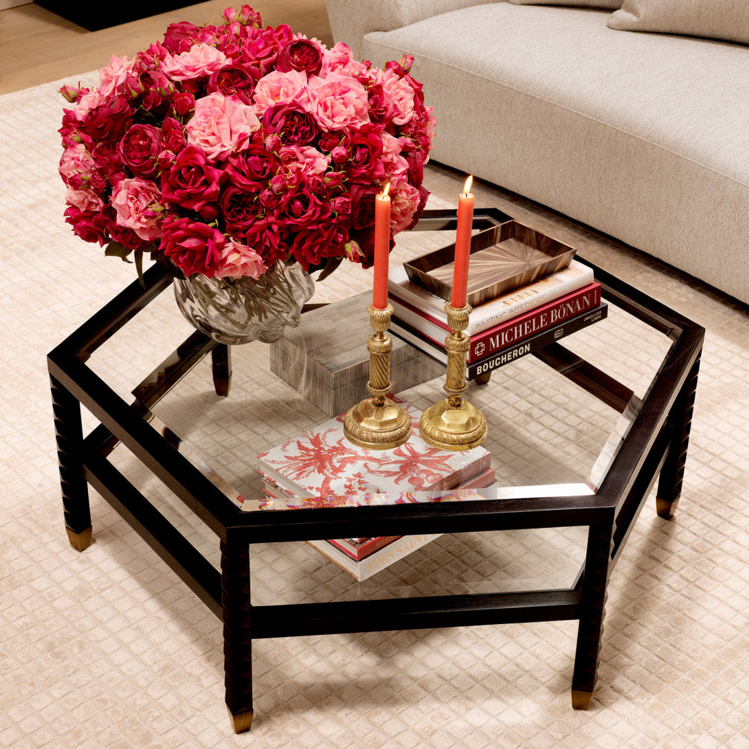 Bouquet Of Roses Real Touch 72 Pcs/3 Varieties Red &Amp; Pink Tones Accessories Eichholtz