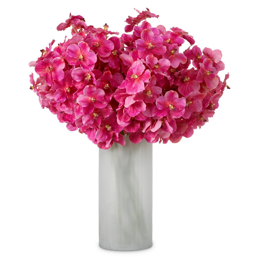 Bouquet Of Vanda Orchids Real Touch 24 Pcs Pink Tones Accessories Eichholtz