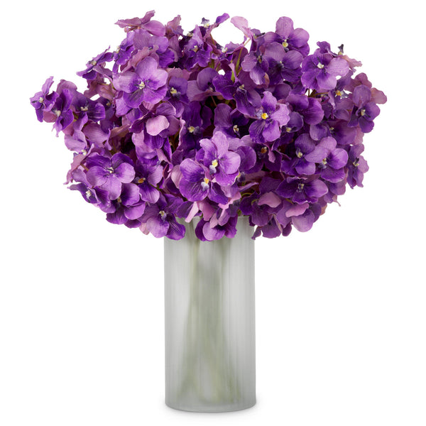 Bouquet Of Vanda Orchids Real Touch 24 Pcs Purple Tones Accessories Eichholtz
