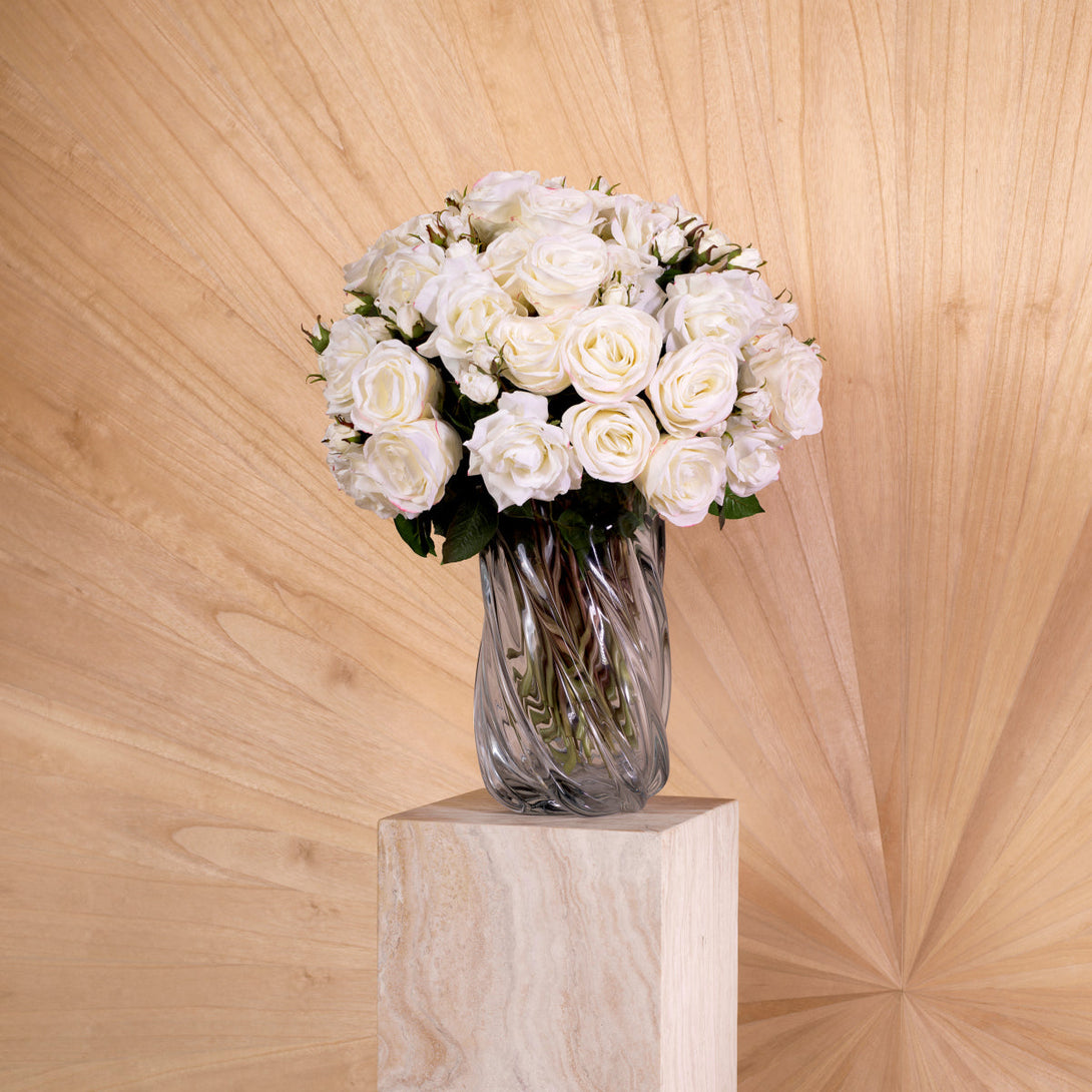 Bouquet of Roses real touch 72 pcs/2 varieties Accessories Eichholtz