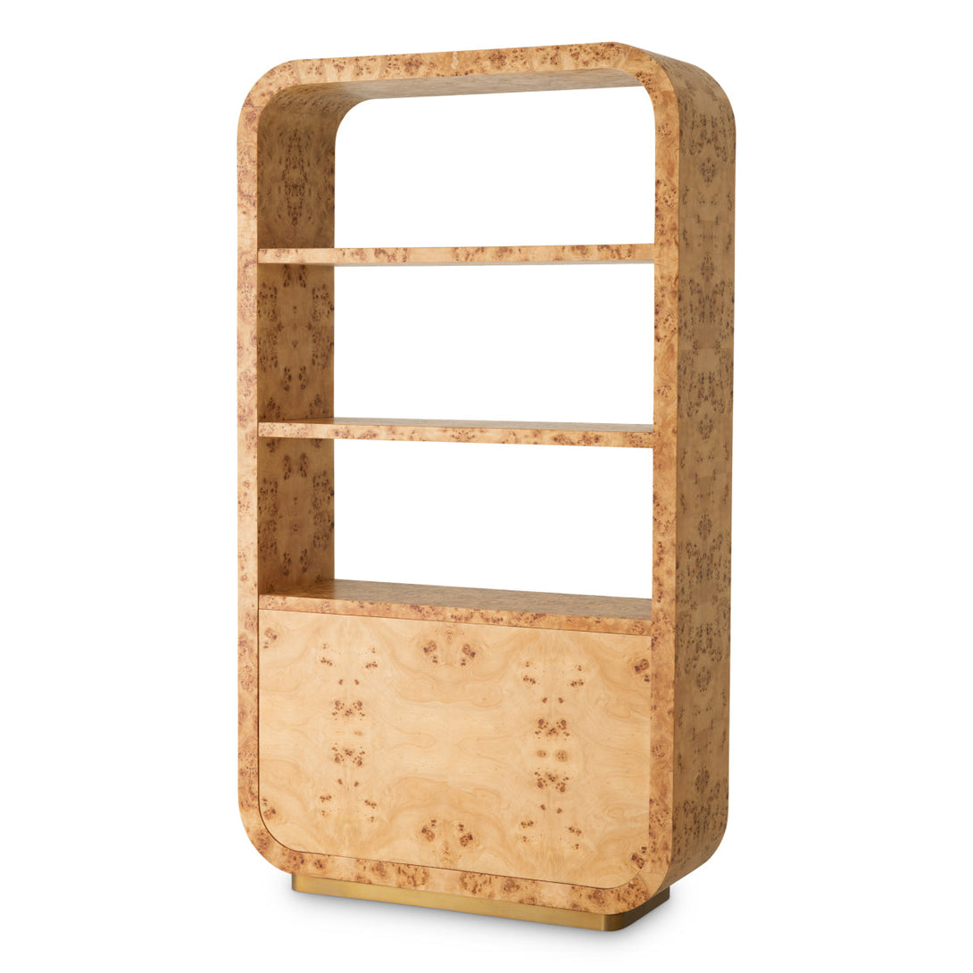 Cabinet Quinton Light Brown Mappa Burl Veneer Furniture Eichholtz