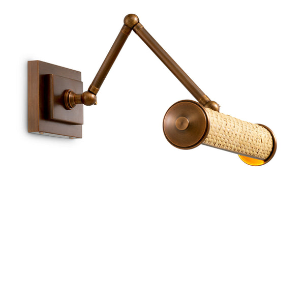 Wall Lamp Luca S Natural Rattan Lighting Eichholtz
