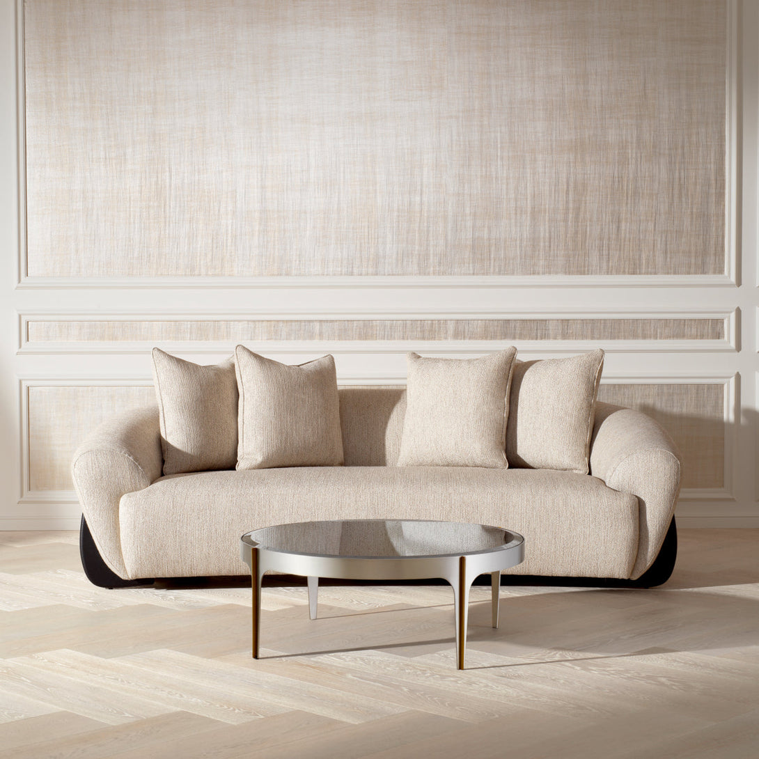 Coffee Table Artemisa S Brushed Steel Finish Furniture Eichholtz