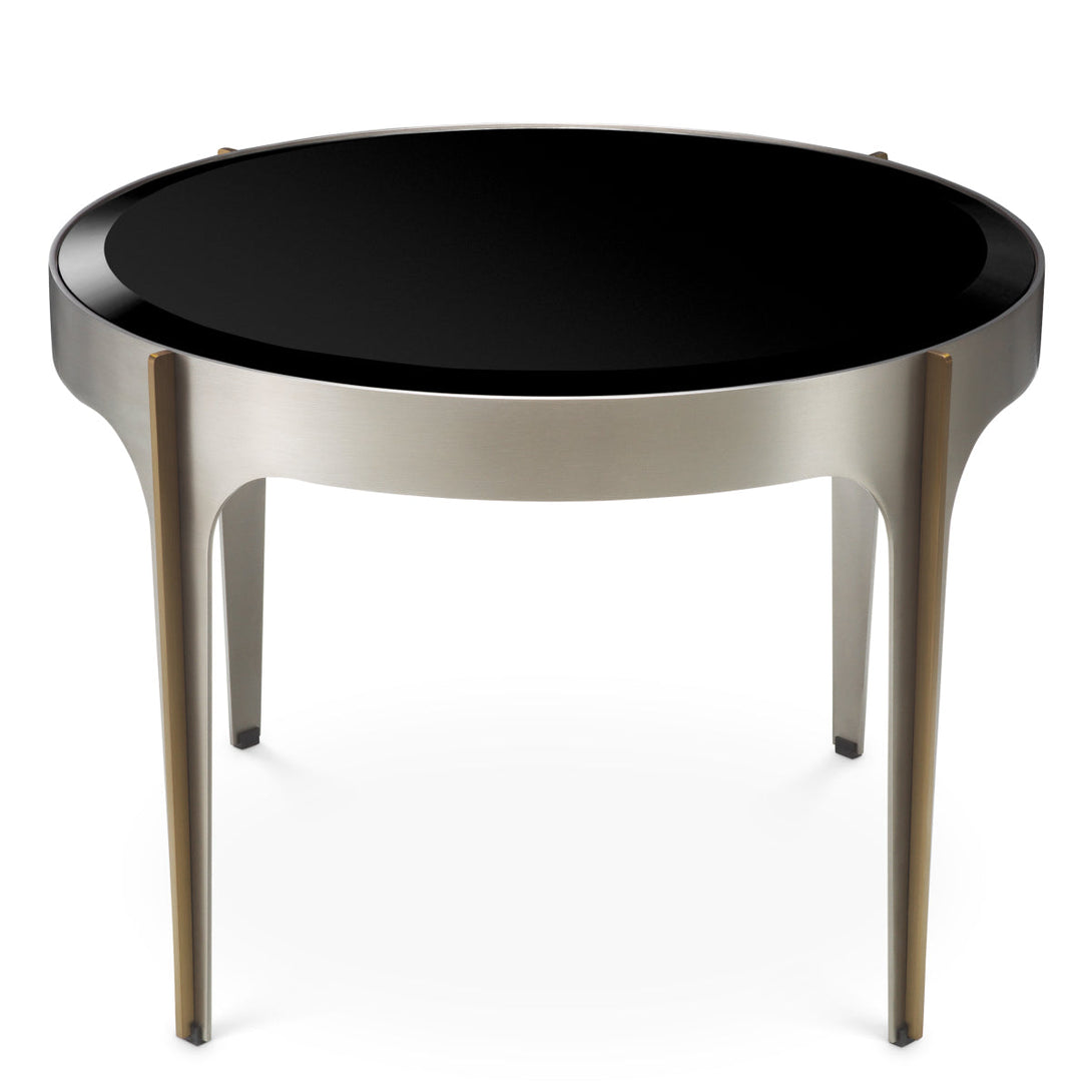 Side Table Artemisa Brushed Steel Finish Furniture Eichholtz