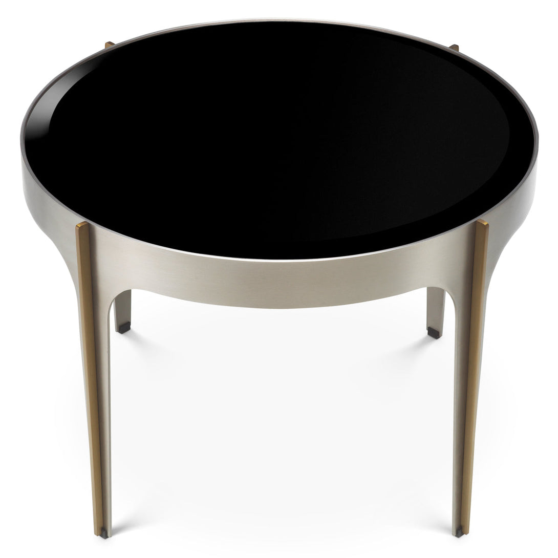 Side Table Artemisa Brushed Steel Finish Furniture Eichholtz