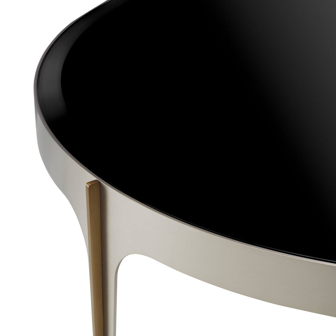 Side Table Artemisa Brushed Steel Finish Furniture Eichholtz