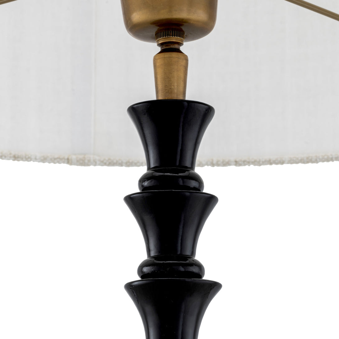 Table Lamp Arabella Piano Black Finish Lighting Eichholtz