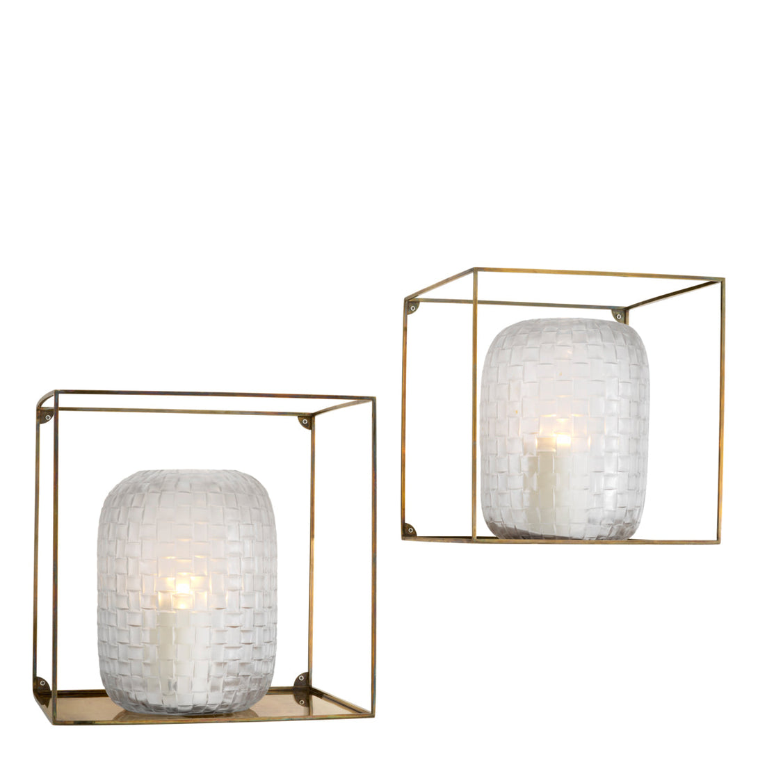 Wall Rack Deco square set of 2 Accessories Eichholtz