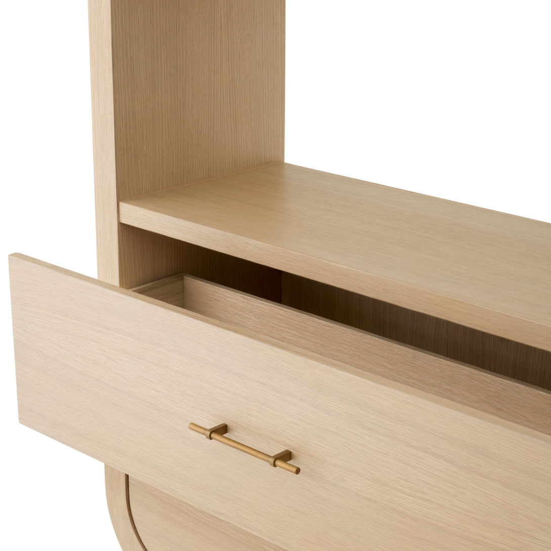 Cabinet Quinton Natural Oak Veneer Furniture Eichholtz