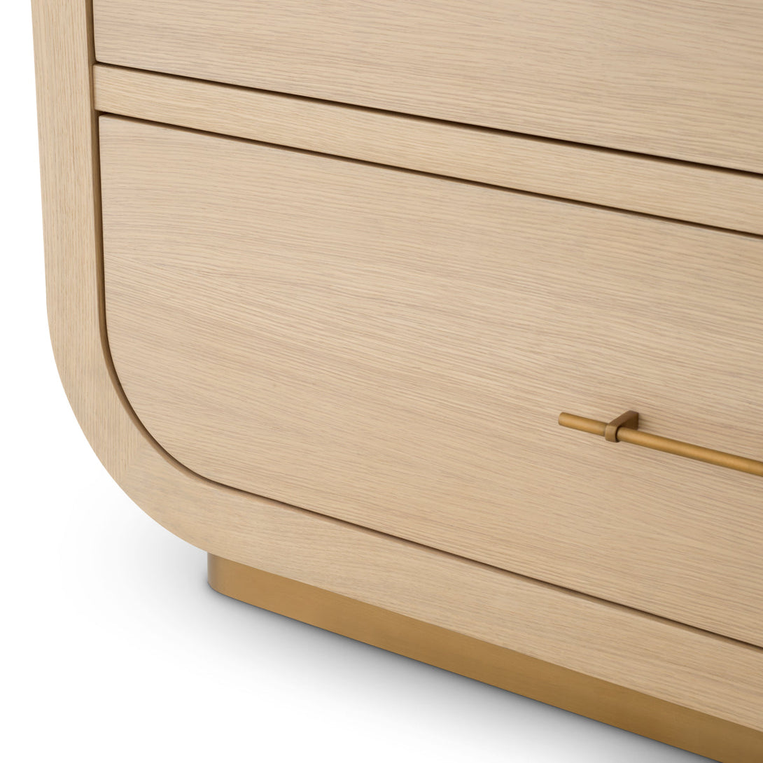 Cabinet Quinton Natural Oak Veneer Furniture Eichholtz