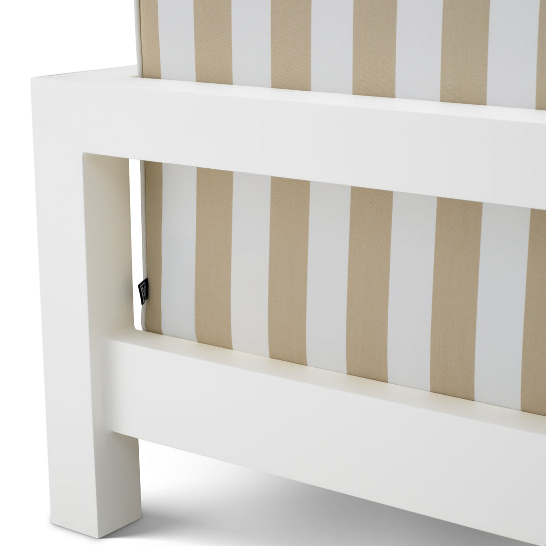 Outdoor Chair Cap-Antibes Matte White Finish Outdoor Eichholtz