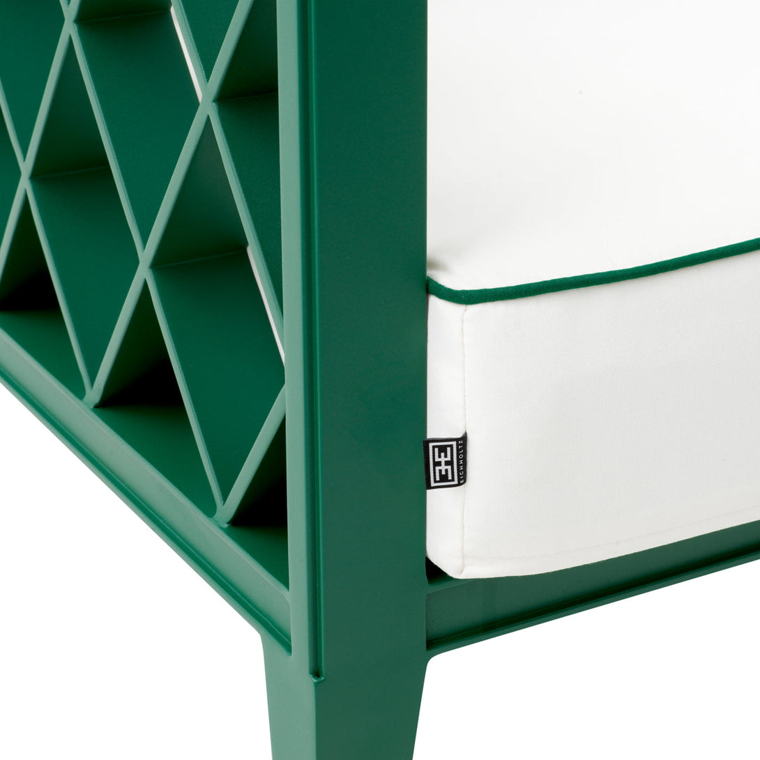 Outdoor Sofa Ocean Club L Green Finish Outdoor Eichholtz