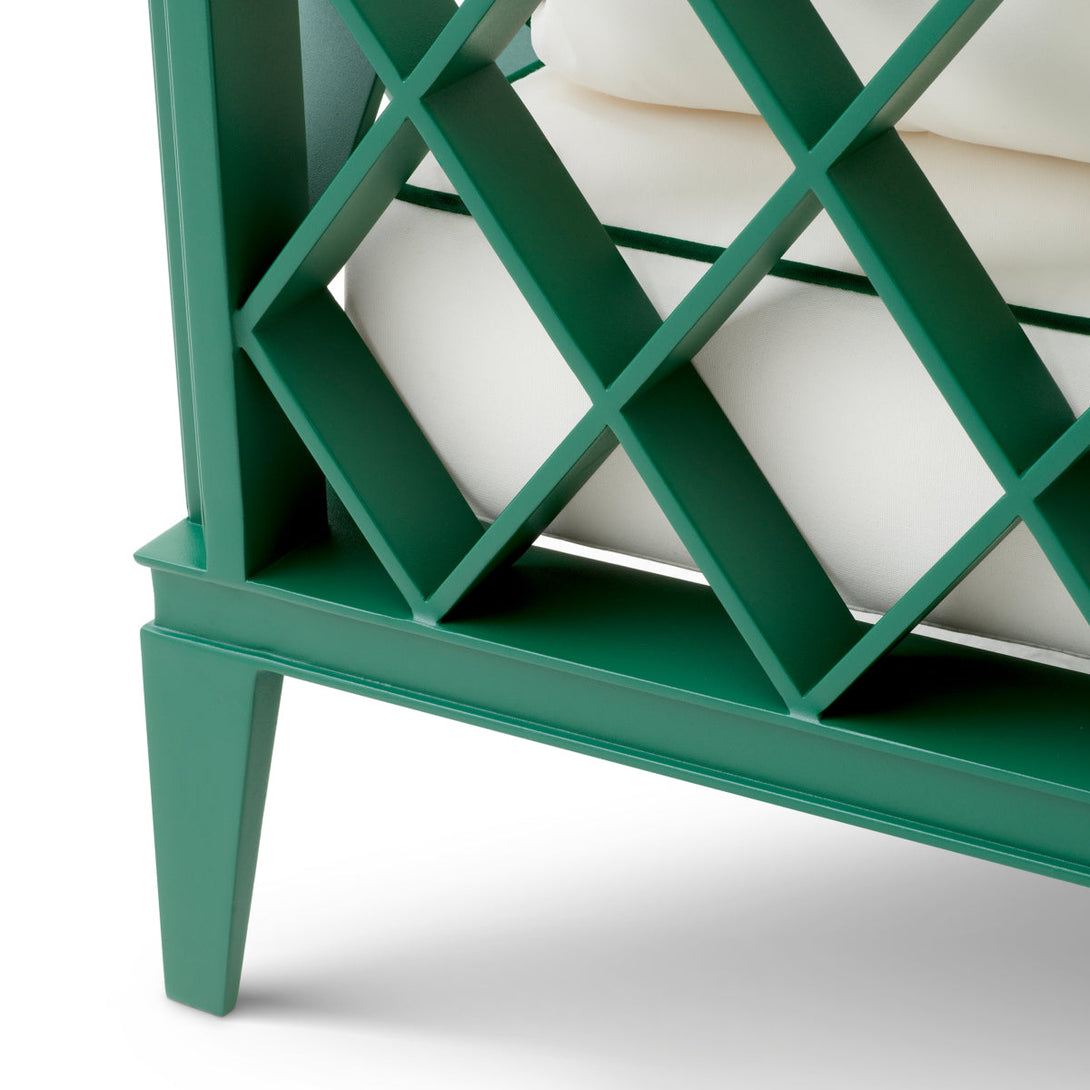 Outdoor Sofa Ocean Club L Green Finish Outdoor Eichholtz