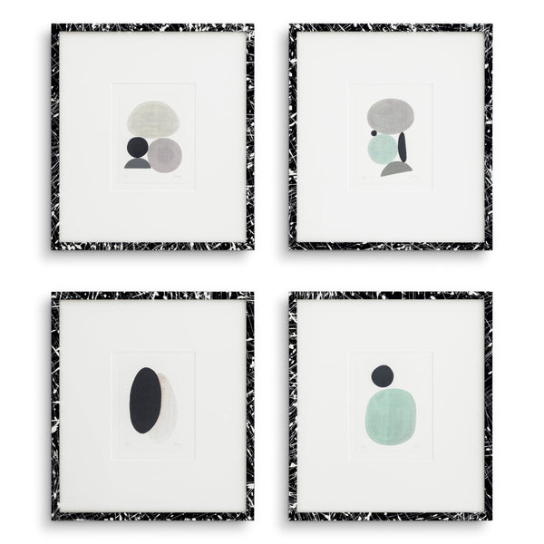 Prints Artworks by Valentina Ravagni set of 4 Accessories Eichholtz