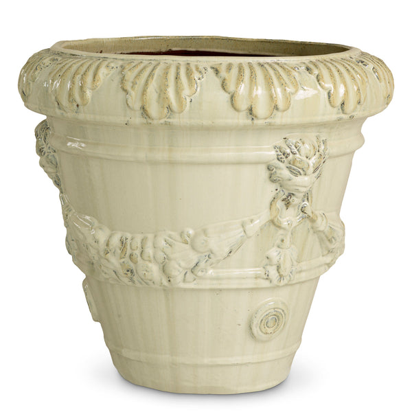 Outdoor Planter Toulon Sand Finish Ceramic Outdoor Eichholtz