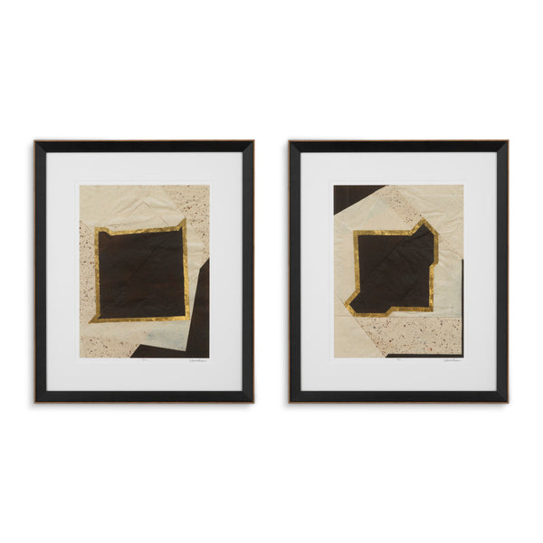 Print Creased Umber by Vanna Lam set of 2 Accessories Eichholtz