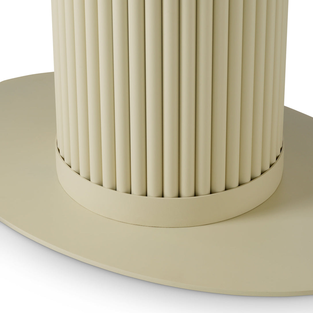 Dining Table Volterra Oval Sand Finish Outdoor Eichholtz