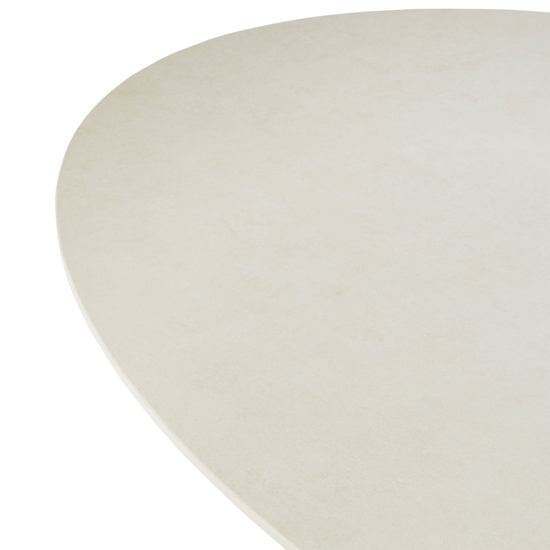 Dining Table Volterra Oval Sand Finish Outdoor Eichholtz