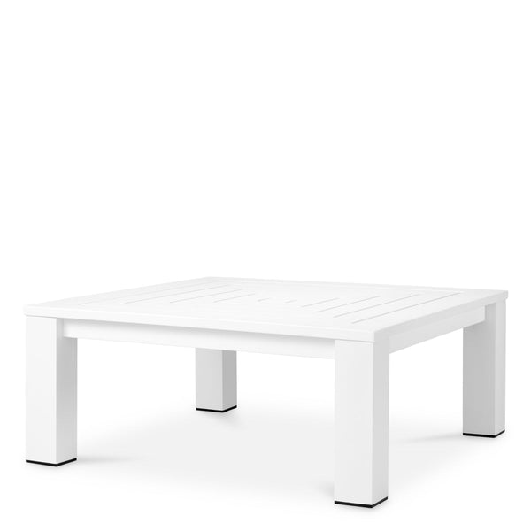 Outdoor Coffee Table Vistamar Matte White Finish Outdoor Eichholtz