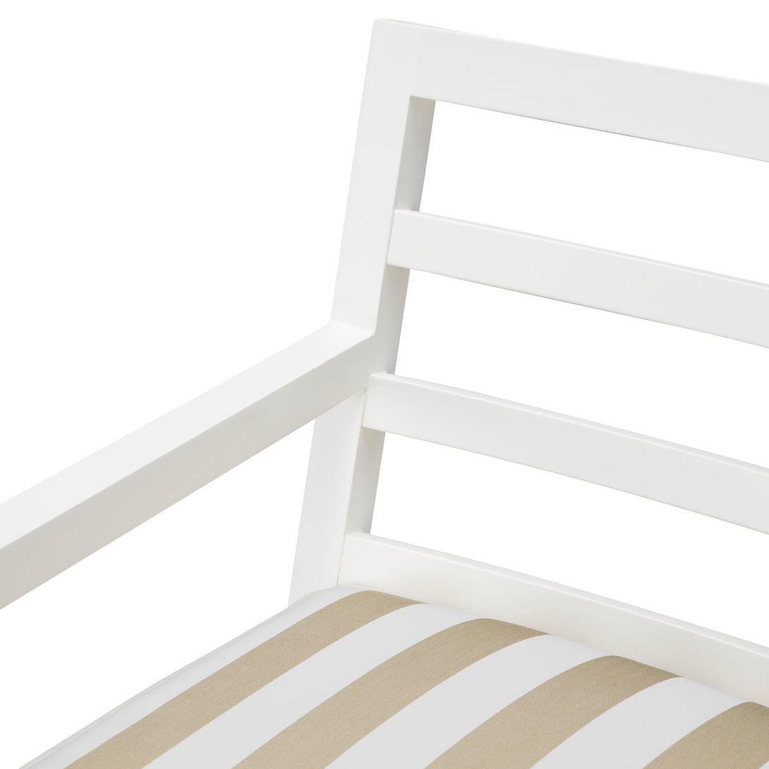 Outdoor Dining Chair Delta Matte White Finish Furniture Eichholtz