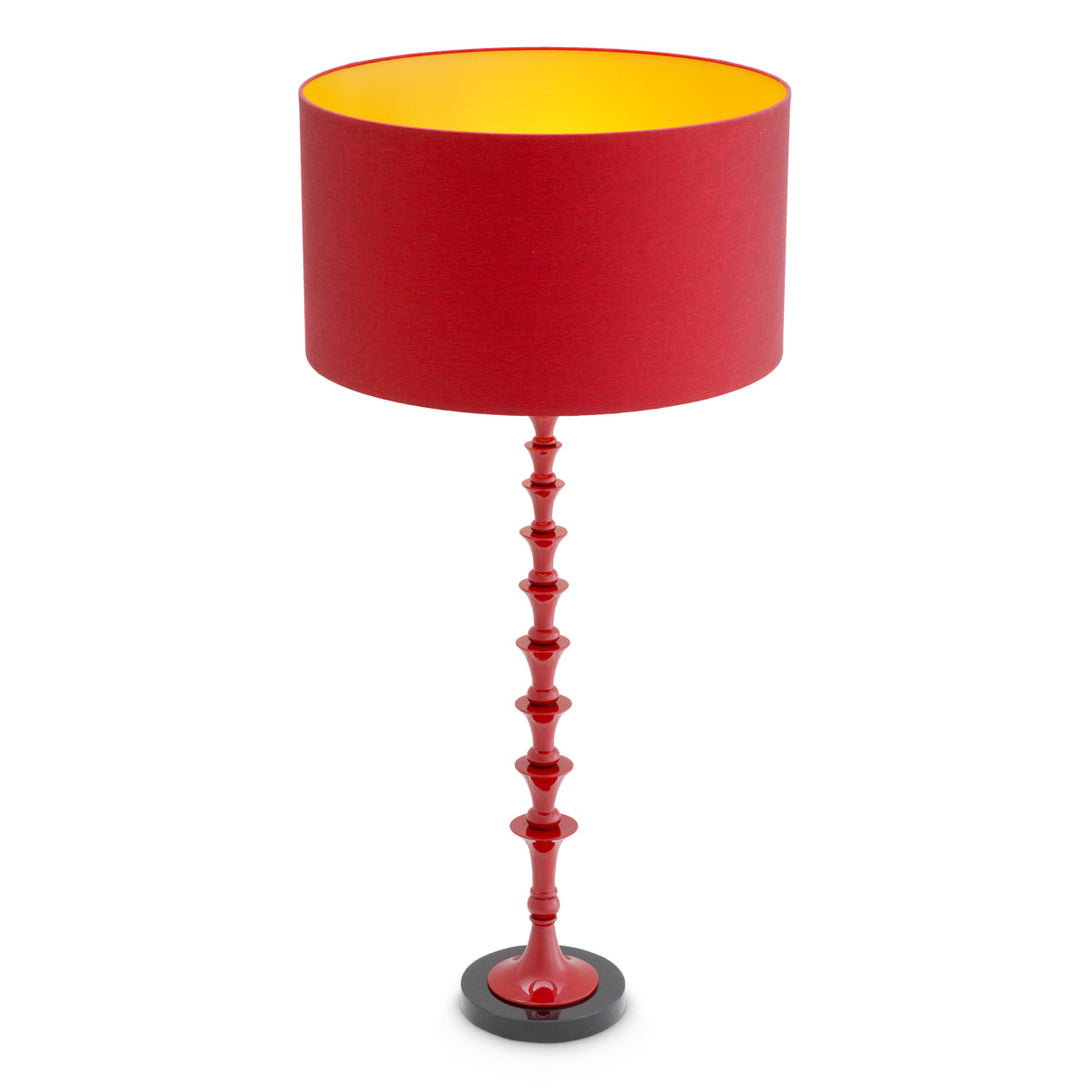 Table Lamp Arabella Bordeaux Red Finish Lighting Eichholtz