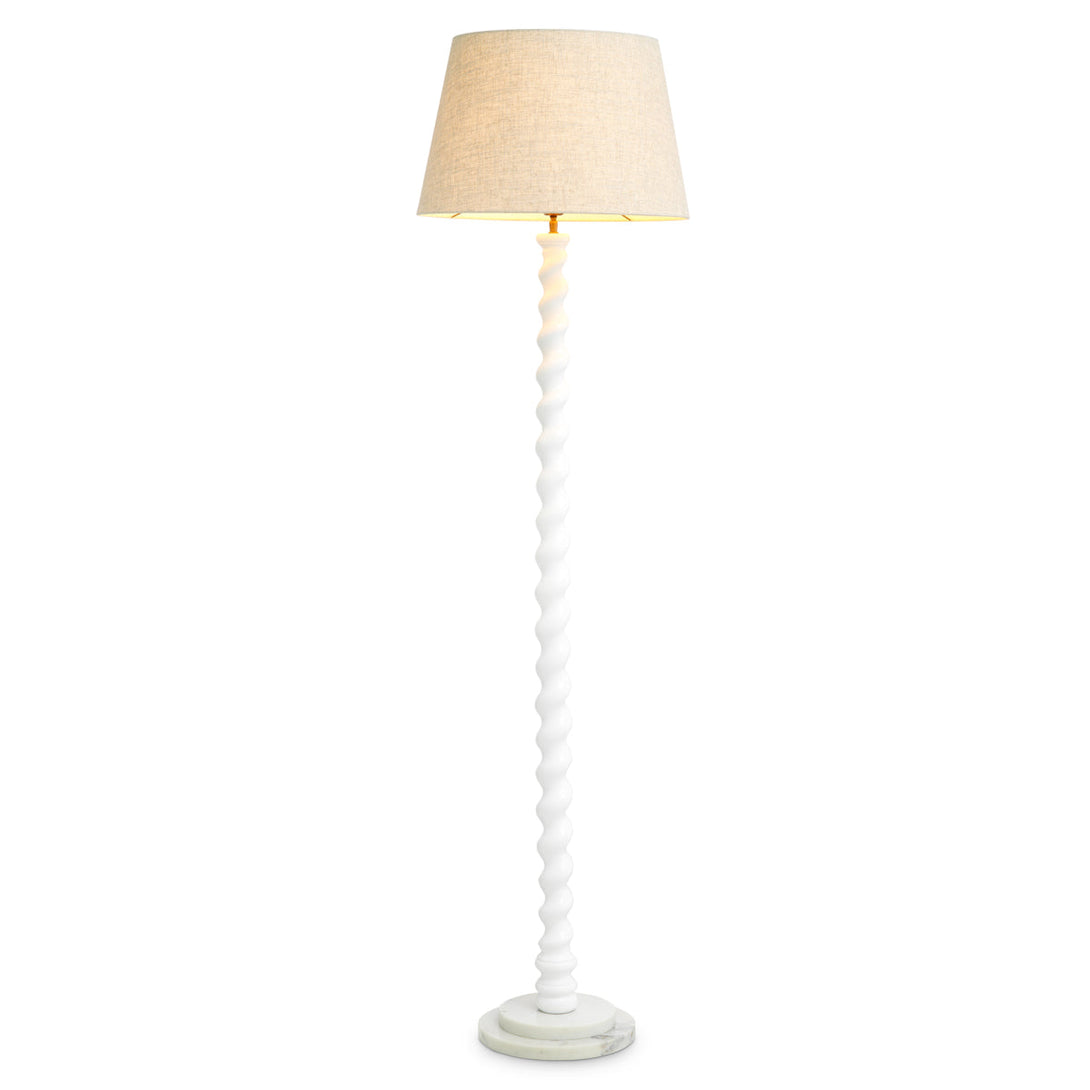 Floor Lamp Massimo Piano White Finish Lighting Eichholtz
