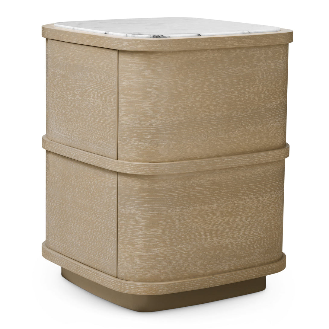 Nightstand Cabana S Washed Oak Veneer Furniture Eichholtz