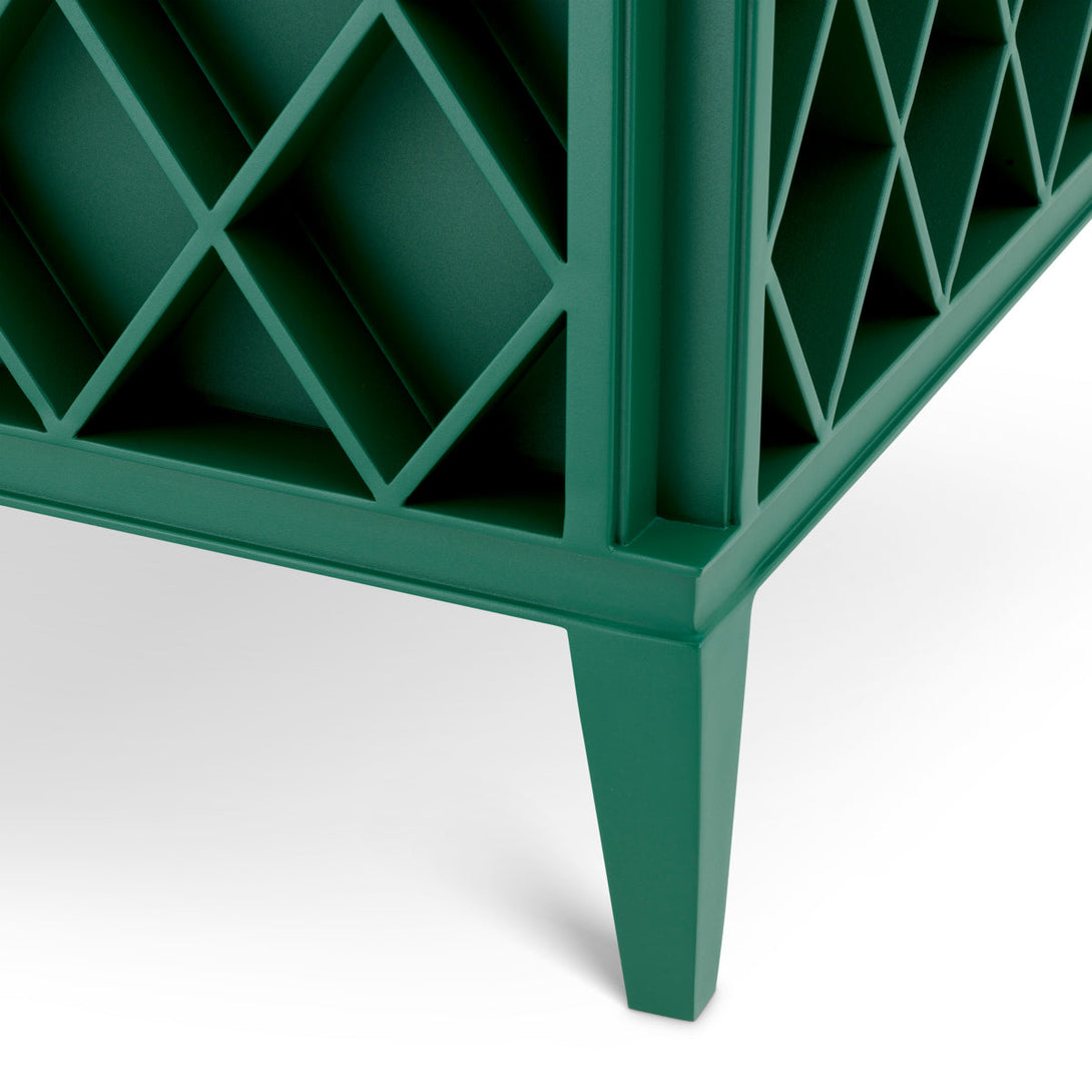 Outdoor Planter Ocean Club Green Finish Outdoor Eichholtz