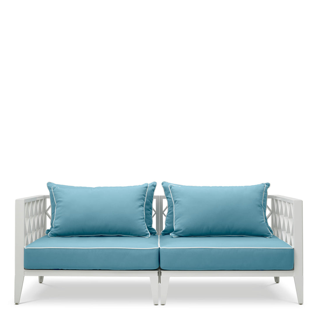 Outdoor Sofa Ocean Club S White Finish Outdoor Eichholtz