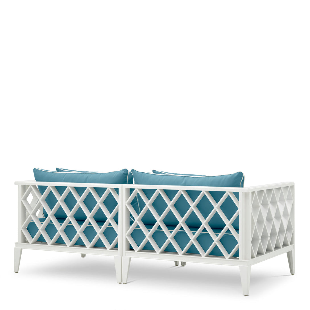Outdoor Sofa Ocean Club S White Finish Outdoor Eichholtz