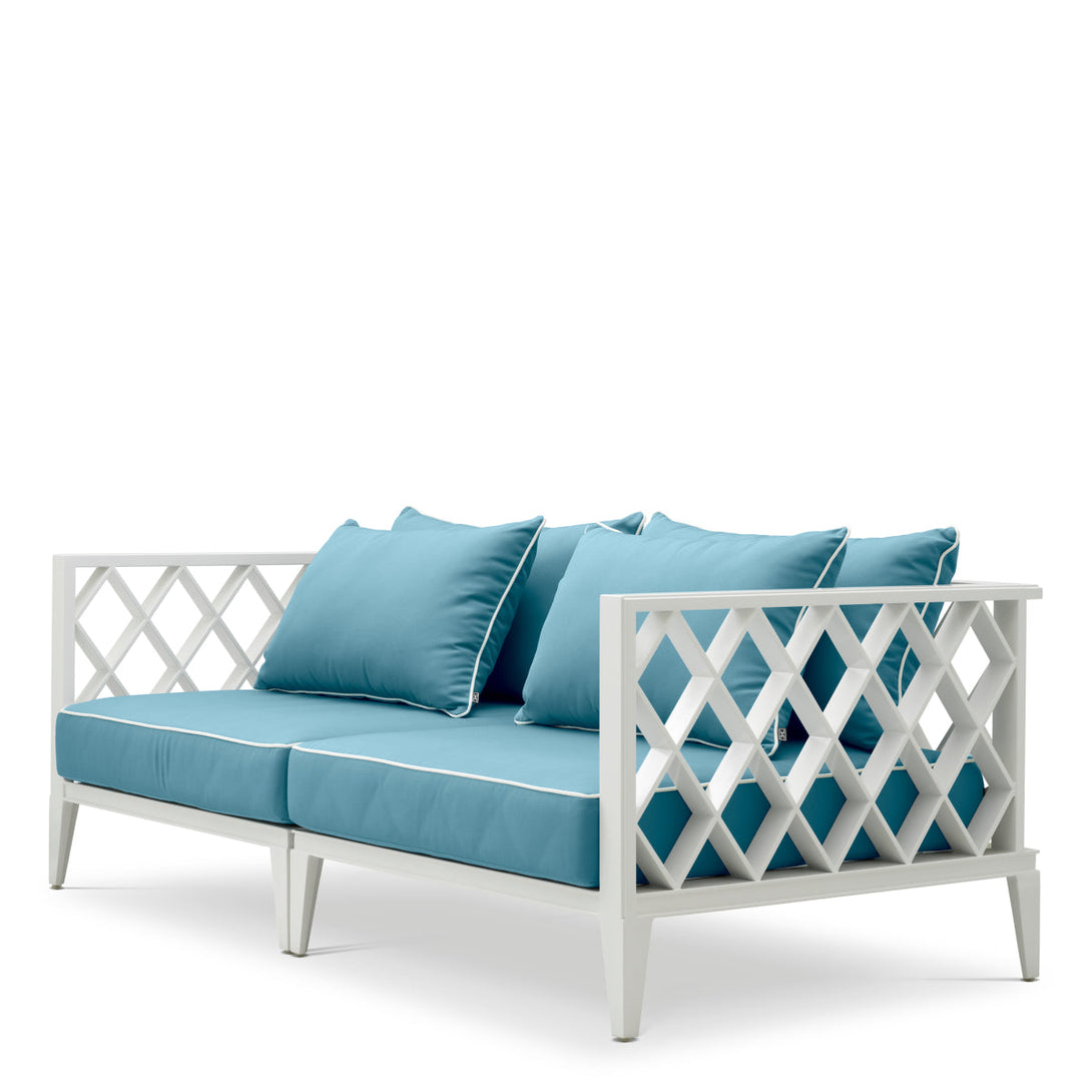 Outdoor Sofa Ocean Club S White Finish Outdoor Eichholtz