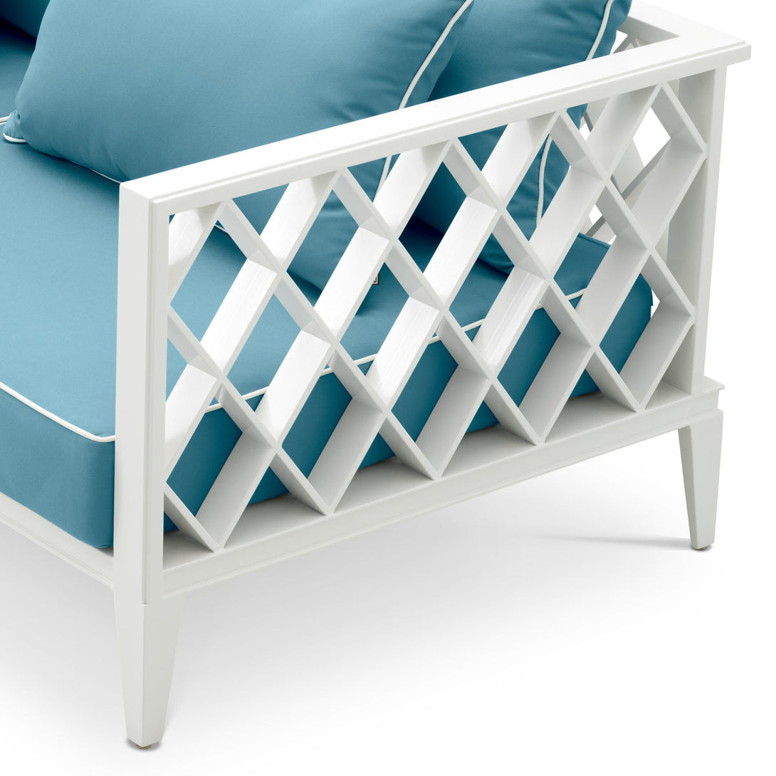 Outdoor Sofa Ocean Club S White Finish Outdoor Eichholtz