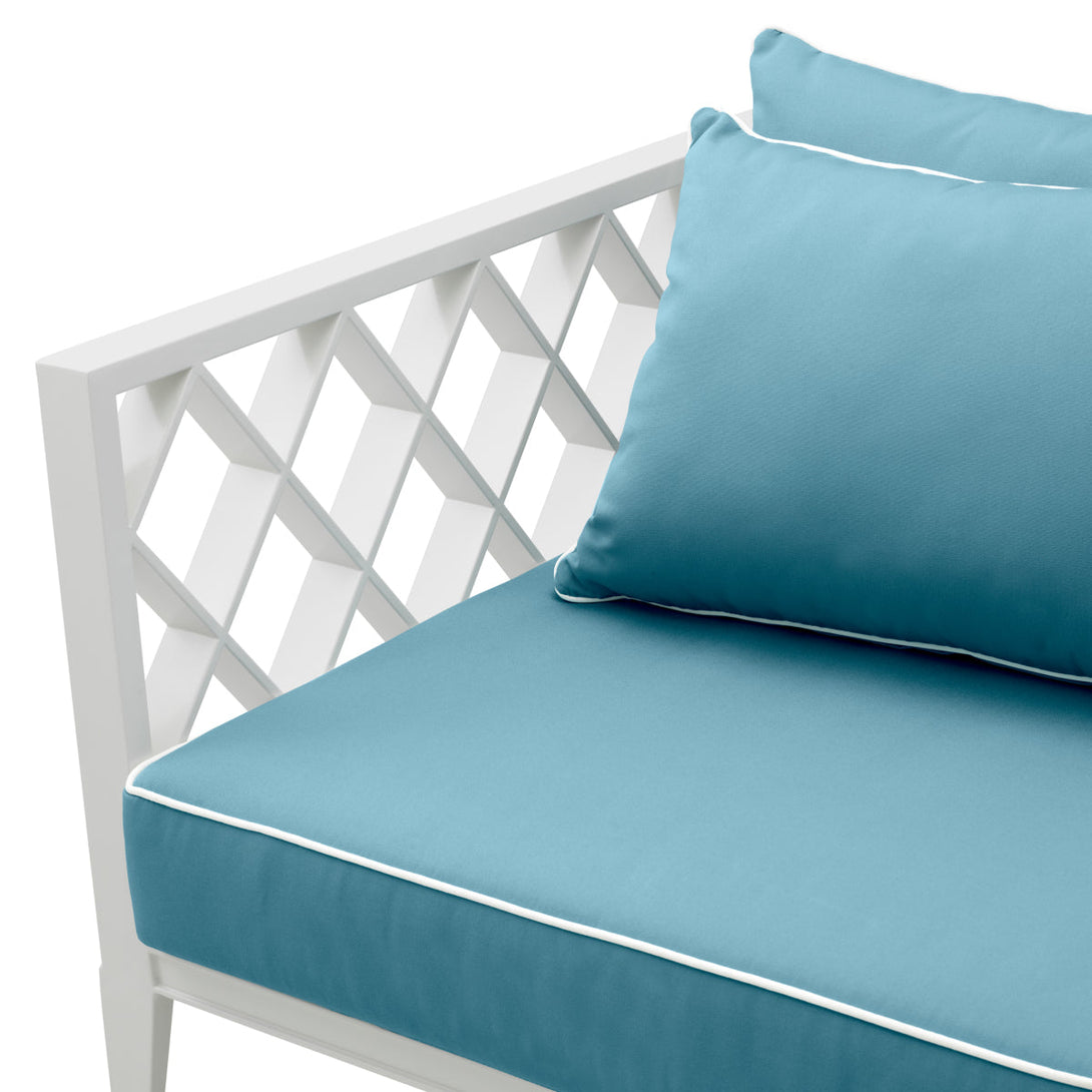 Outdoor Sofa Ocean Club S White Finish Outdoor Eichholtz
