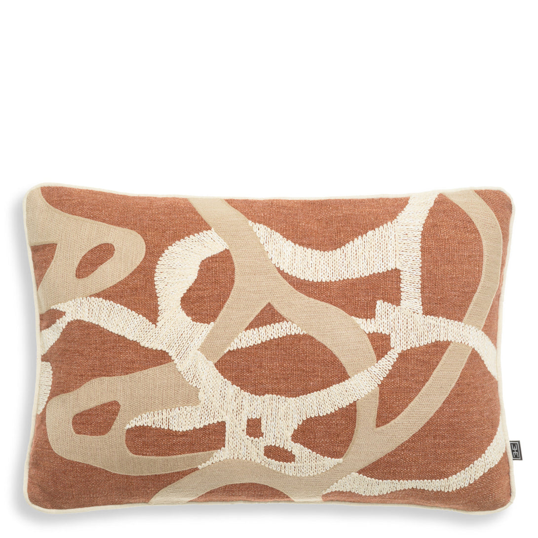 Cushion Saphira Rectangular Orange Accessories Eichholtz