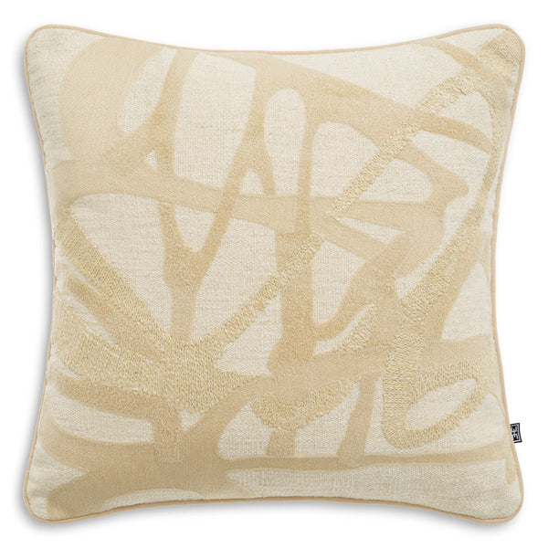 Cushion Saphira Square I Natural Accessories Eichholtz