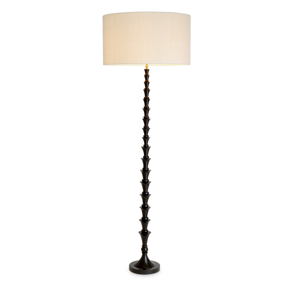 Floor Lamp Arabella Piano Black Finish Lighting Eichholtz