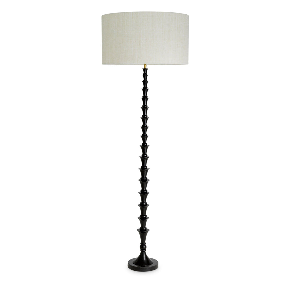 Floor Lamp Arabella Piano Black Finish Lighting Eichholtz