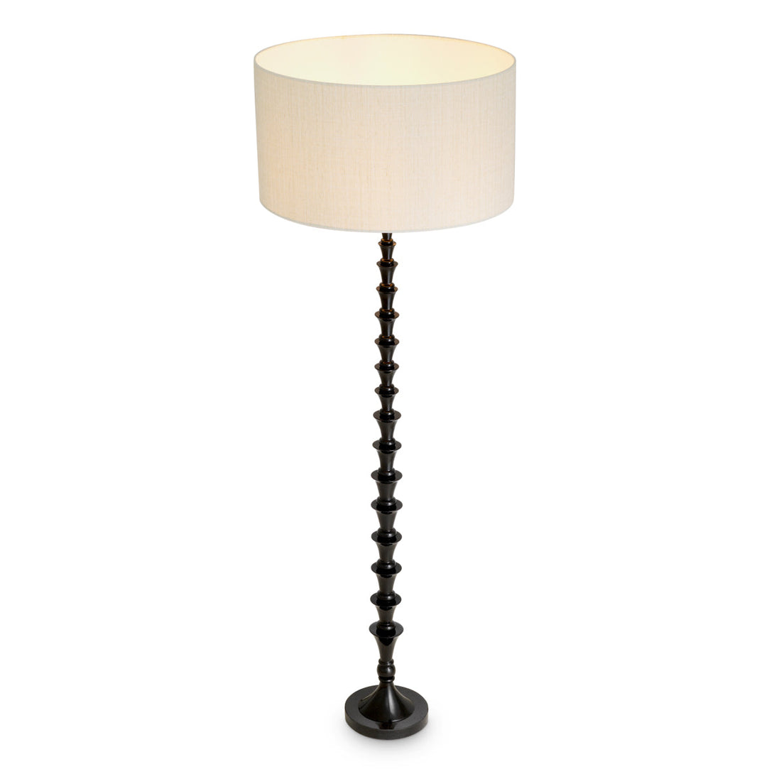 Floor Lamp Arabella Piano Black Finish Lighting Eichholtz