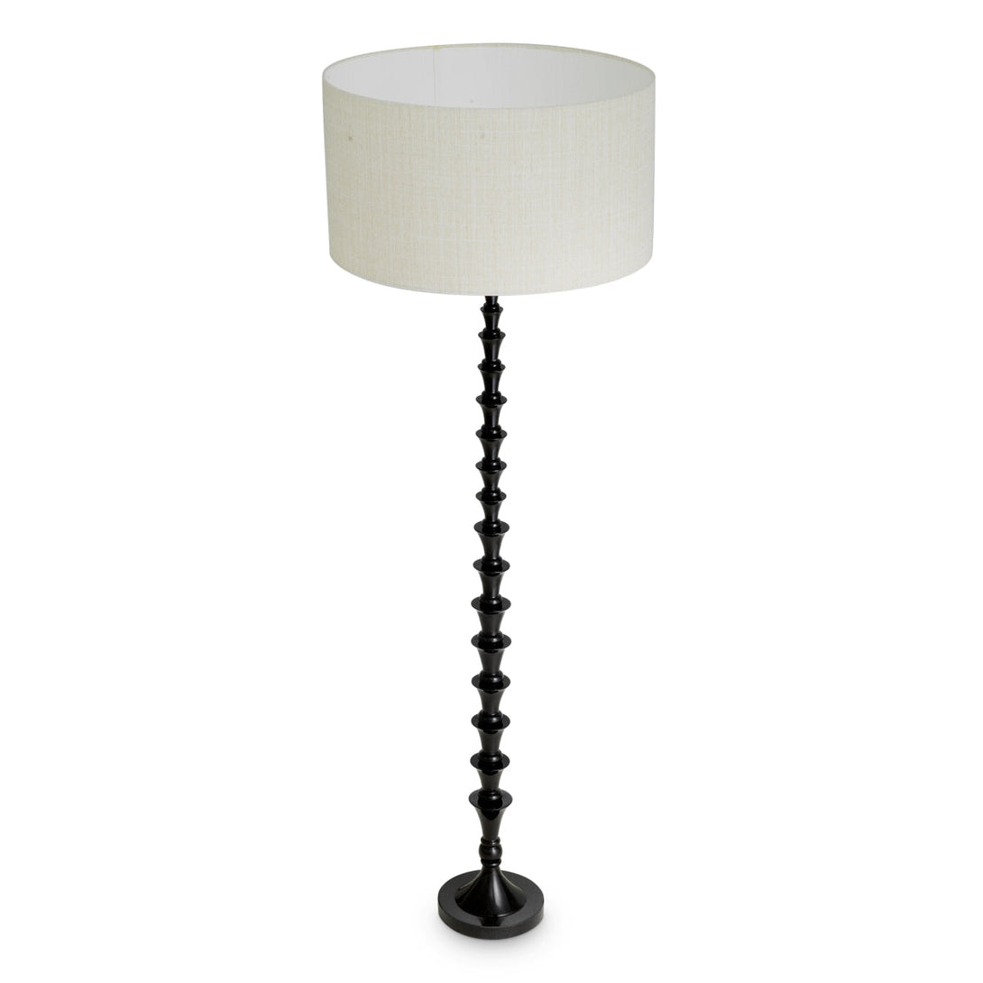 Floor Lamp Arabella Piano Black Finish Lighting Eichholtz