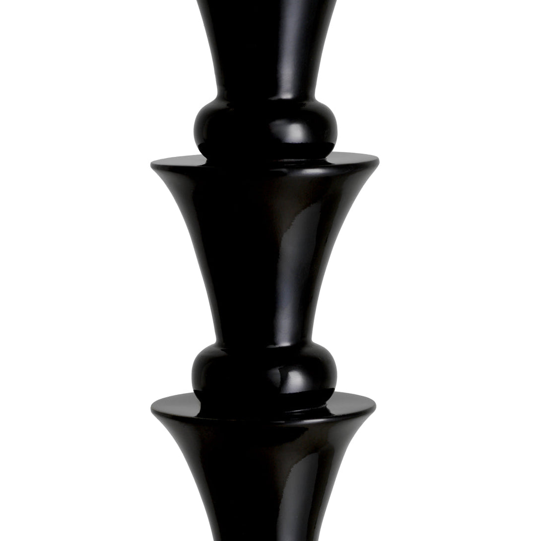 Floor Lamp Arabella Piano Black Finish Lighting Eichholtz